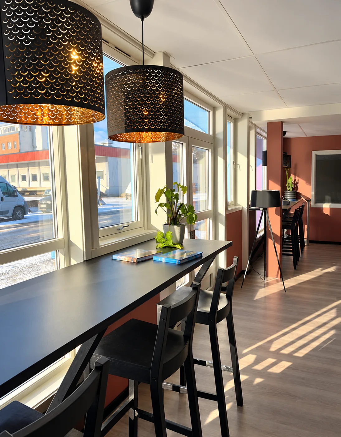 Lounge på Marina Hotel Sortland